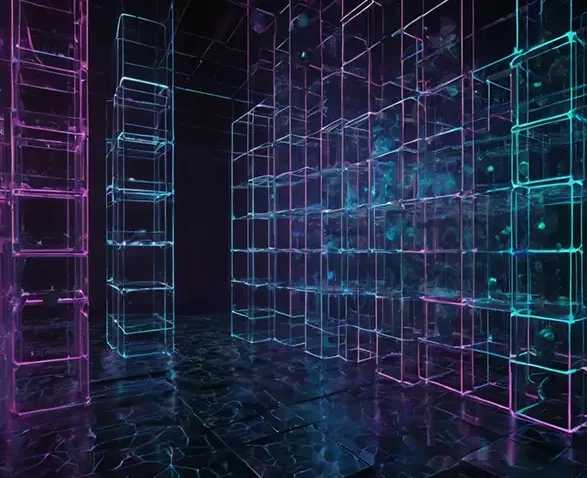 Leonardo_Kino_XL_A_futuristic_visualization_of_blockchain_tech_1