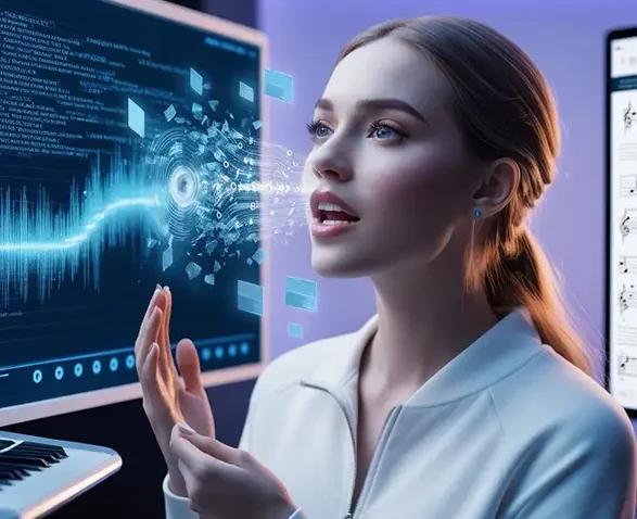 Leonardo_Phoenix_A_beautiful_young_woman_is_in_a_futuristic_re_1