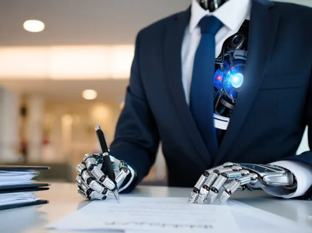 Robot corporativo agot_ndose Robot corporativo agot_ndose