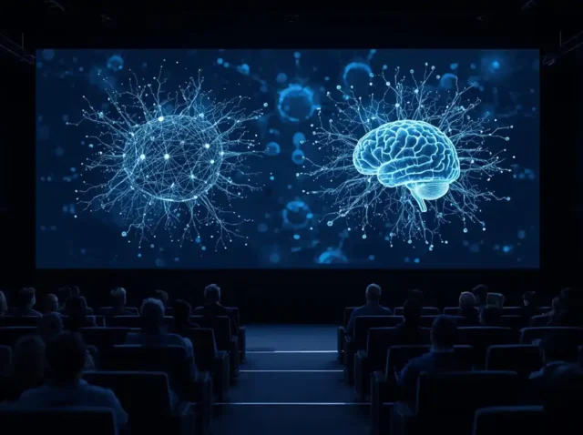 lucid-origin_Un_auditorio_tecnológico_con_investigadores_sentados_frente_a_una_pantalla_giga-0 lucid-origin_Un_auditorio_tecnológico_con_investigadores_sentados_frente_a_una_pantalla_giga-0